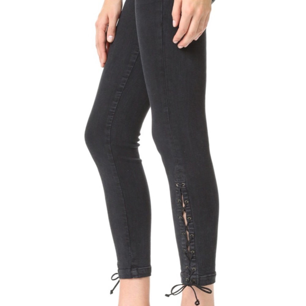 Hudson Nix Lace Up Crop size 27 - Picture 1 of 5